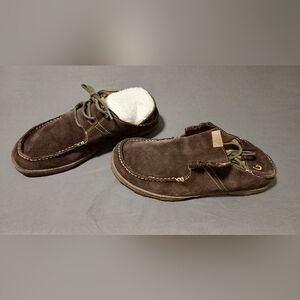 Olukai Casual Brown Suede Men's Shoes